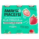 Amarsi è Piacersi Latte Fermentato alla Fragola con Fermento Probiotico 6 x 100 g